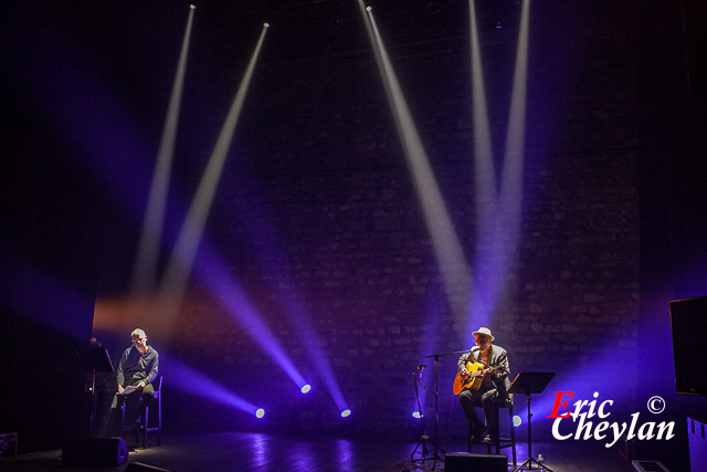 Graham Parker & Eric Naulleau, Le Café de la Danse (Paris), 18 février 2023, © Eric Cheylan / https:// lovinglive.fr
