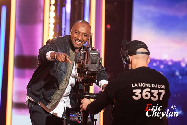 Soprano, Téléthon,Télévision France 2 (Paris), 4 décembre 2021, © Eric Cheylan / https://lovinglive.fr