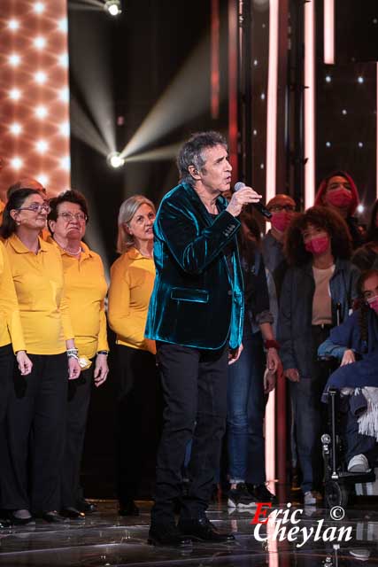 Julien Clerc, Téléthon,Télévision France 2 (Paris), 4 décembre 2021, © Eric Cheylan / https://lovinglive.fr