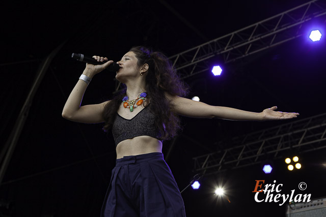 Eda Diaz, Festival La Défense Jazz Festival (Paris), 27 juin 2023, © Eric Cheylan / https://lovinglive.fr