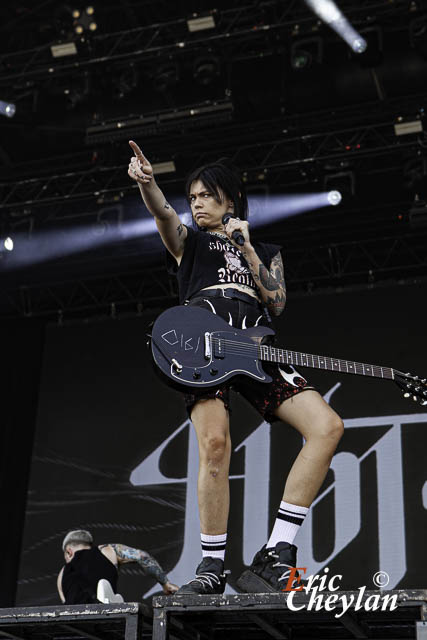 Hot Milk, Festival Lollapalooza, Hippodrome Paris Longchamp (Paris), 22 Juillet 2023, © Eric Cheylan / https://lovinglive.fr