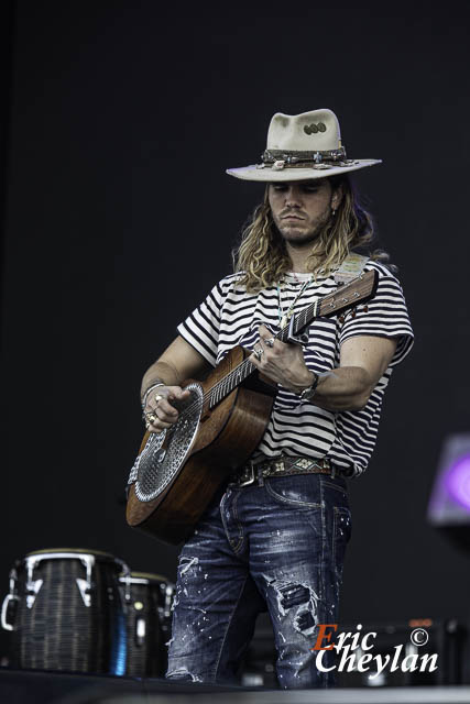 Kaleo, Festival Lollapalooza, Hippodrome Paris Longchamp (Paris), 22 Juillet 2023, © Eric Cheylan / https://lovinglive.fr