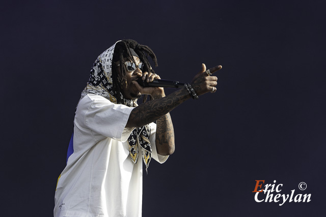 J.I.D, Festival Lollapalooza, Hippodrome Paris Longchamp (Paris), 22 Juillet 2023, © Eric Cheylan / https://lovinglive.fr