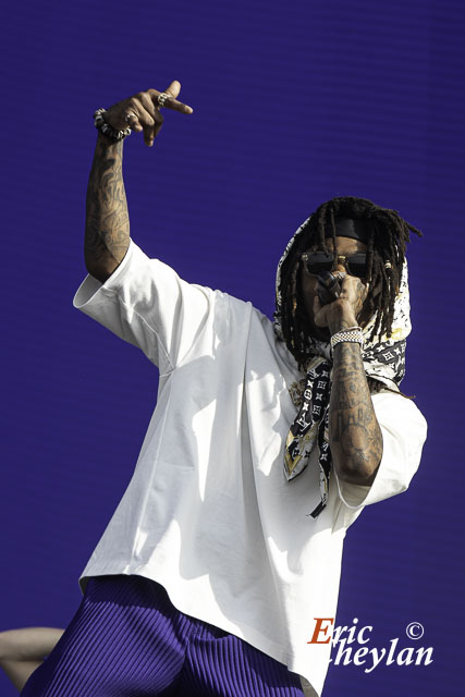 J.I.D, Festival Lollapalooza, Hippodrome Paris Longchamp (Paris), 22 Juillet 2023, © Eric Cheylan / https://lovinglive.fr