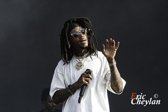 J.I.D, Festival Lollapalooza, Hippodrome Paris Longchamp (Paris), 22 Juillet 2023, © Eric Cheylan / https://lovinglive.fr