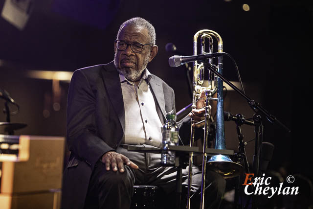 Fred Wesley, Jazz Club Etoile (Paris), 9 novembre 2023, © Eric Cheylan / https://lovinglive.fr