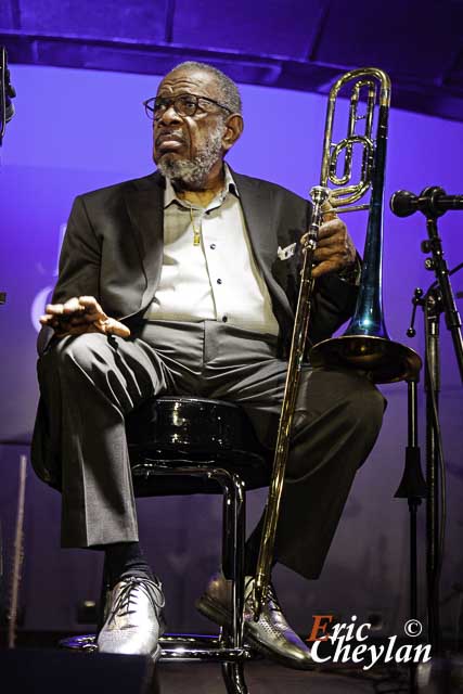 Fred Wesley, Jazz Club Etoile (Paris), 9 novembre 2023, © Eric Cheylan / https://lovinglive.fr