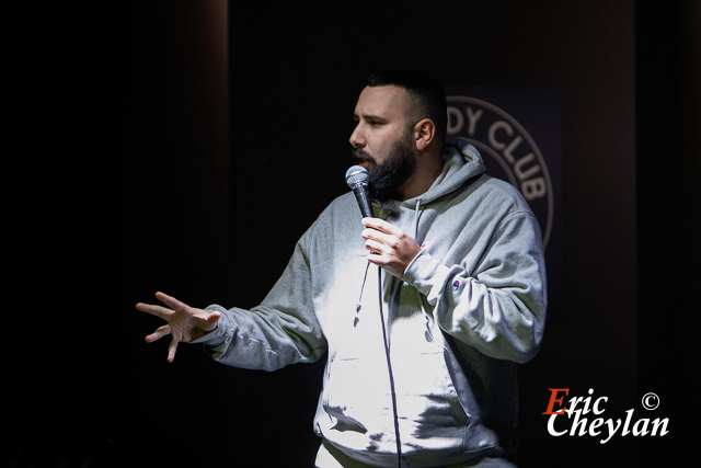 Anis Rhali, Comedy Club Etoile (Paris), 24 janvier 2024, © Eric Cheylan / https://lovinglive.fr