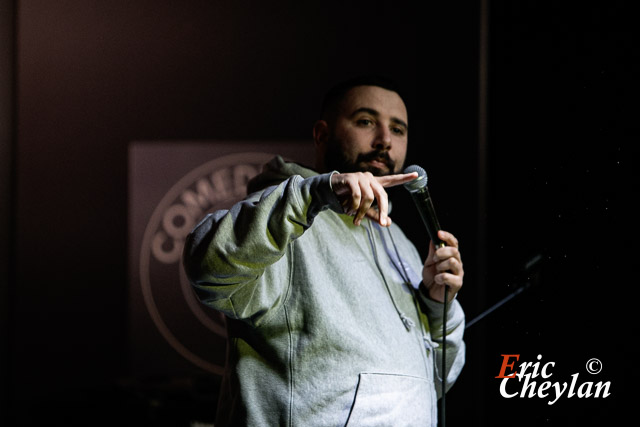 Anis Rhali, Comedy Club Etoile (Paris), 24 janvier 2024, © Eric Cheylan / https://lovinglive.fr