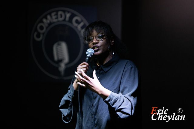 Rokhaya Diallo, Comedy Club Etoile (Paris), 24 janvier 2024, © Eric Cheylan / https://lovinglive.fr