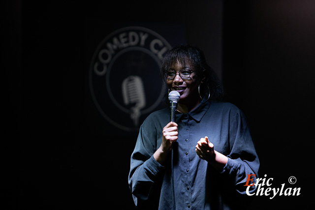 Rokhaya Diallo, Comedy Club Etoile (Paris), 24 janvier 2024, © Eric Cheylan / https://lovinglive.fr