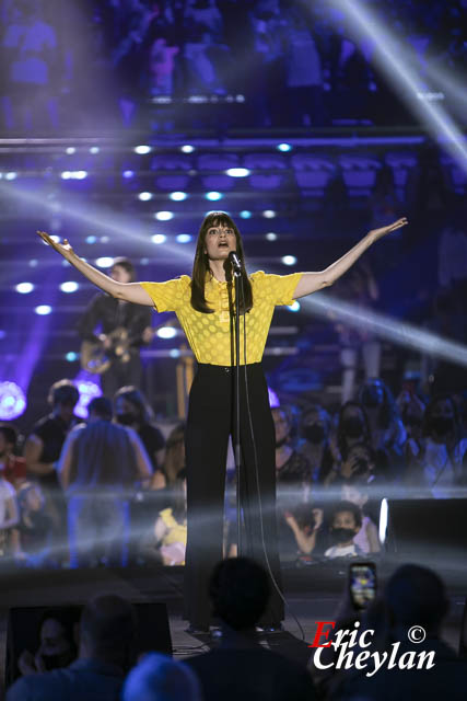 Clara Luciani, RFM Music Show, 40ème anniversaire de la radio RFM, Palais des Sports Marcel Cerdan (Levallois), 26 juin 2021, © Eric Cheylan / volubilis.net