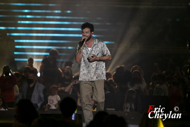 Claudio Capéo, RFM Music Show, 40ème anniversaire de la radio RFM, Palais des Sports Marcel Cerdan (Levallois), 26 juin 2021, © Eric Cheylan / volubilis.net