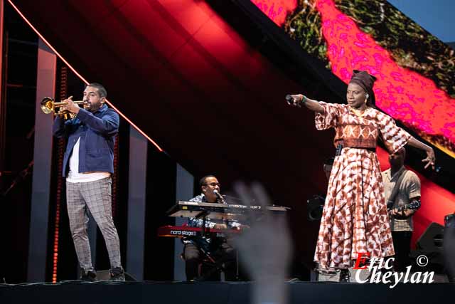 Angélique Kidjo, Festival Global Citizen Live, Le Champ de Mars (Paris), 25 septembre 2021, © Eric Cheylan / https://lovinglive.fr