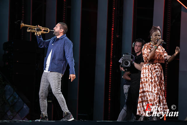 Angélique Kidjo, Festival Global Citizen Live, Le Champ de Mars (Paris), 25 septembre 2021, © Eric Cheylan / https://lovinglive.fr