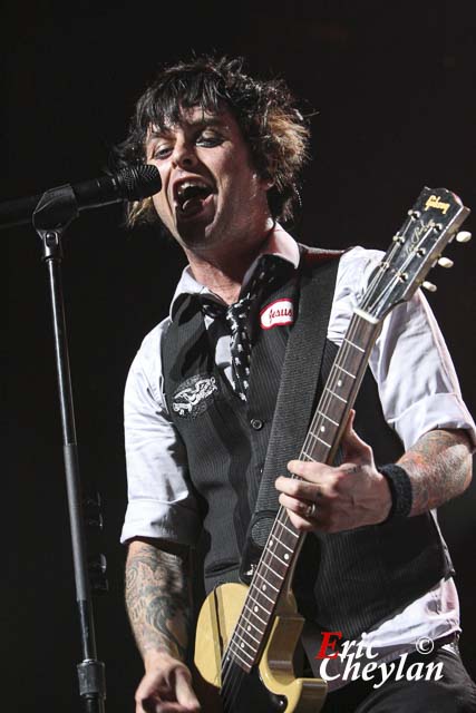 Green Day, Accor Arena (Paris), 4 octobre 2009, © Eric Cheylan / https://lovinglive.fr