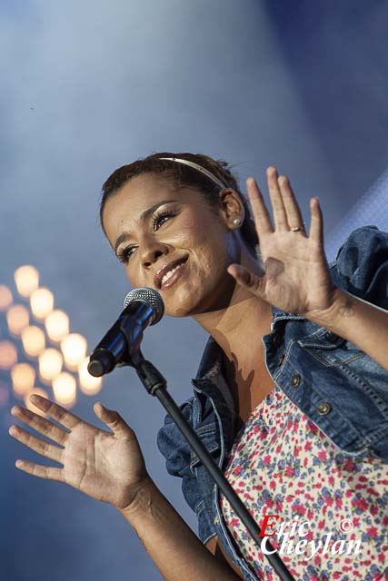 Chimène Badi, Concert pour la Diversité (Paris), 13 juillet 2010, © Eric Cheylan / https://lovinglive.fr