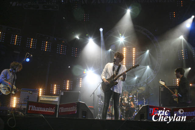 The Kooks, La Fête de l'Humanité (Paris), 12 septembre 2009, © Eric Cheylan / https://lovinglive.fr