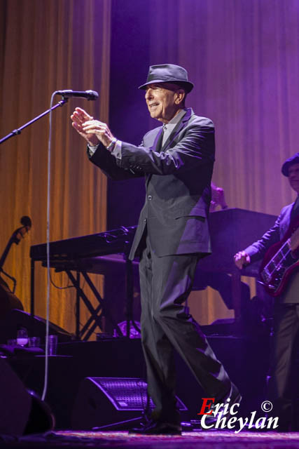 Leonard Cohen, Olympia (Paris), 30 septembre 2012, © Eric Cheylan / https://lovinglive.fr