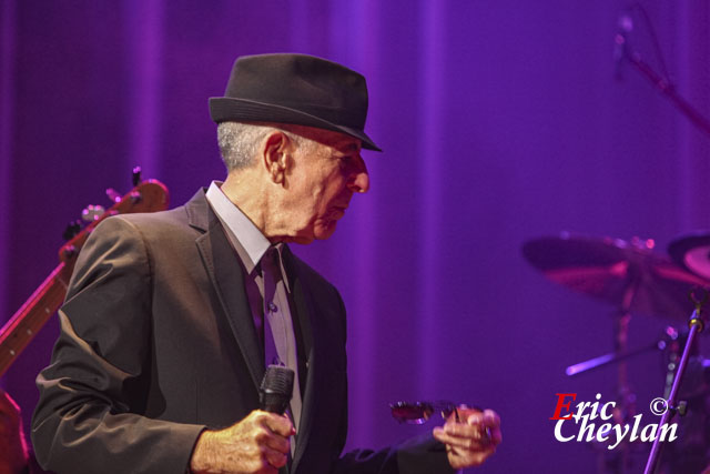 Leonard Cohen, Olympia (Paris), 30 septembre 2012, © Eric Cheylan / https://lovinglive.fr