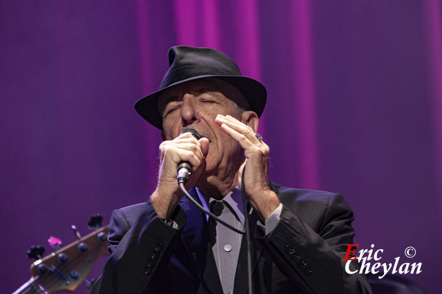 Leonard Cohen, Olympia (Paris), 30 septembre 2012, © Eric Cheylan / https://lovinglive.fr