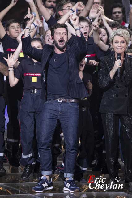 Claudio Capéo, Le Téléthon (Paris), 7 décembre 2019, © Eric Cheylan / https://lovinglive.fr