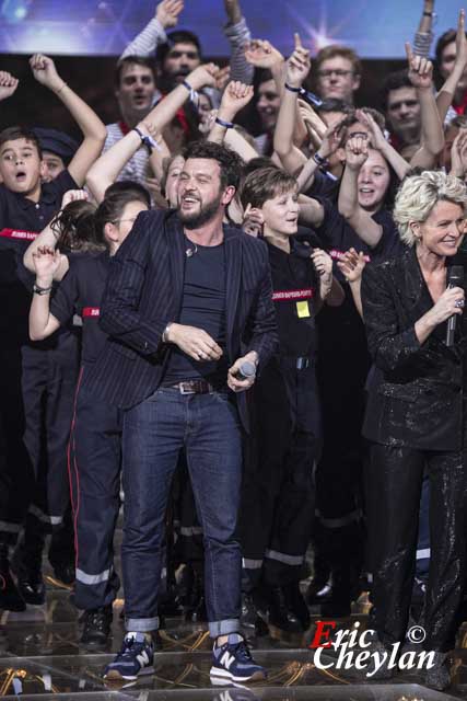 Claudio Capéo, Le Téléthon (Paris), 7 décembre 2019, © Eric Cheylan / https://lovinglive.fr