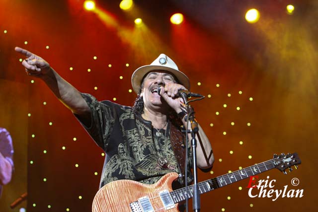 Carlos Santana, Accor Arena (Paris), 12 octobre 2010, © Eric Cheylan / https://lovinglive.fr