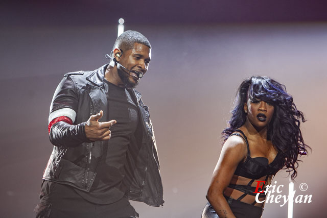 Usher, Le Zénith (Paris), 11 mars 2015, © Eric Cheylan / https://lovinglive.fr