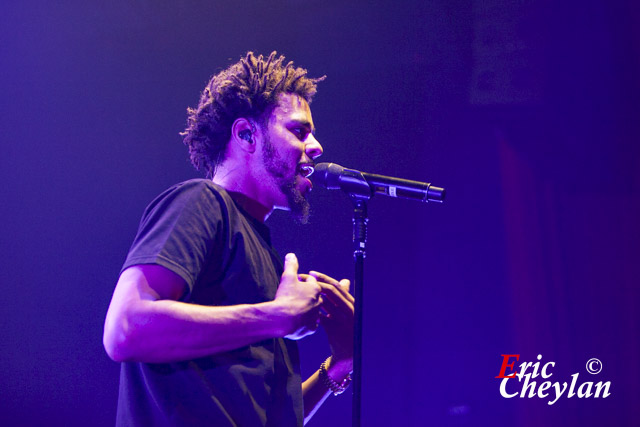 J.Cole, Olympia (Paris), 10 mai 2015, © Eric Cheylan / https://lovinglive.fr
