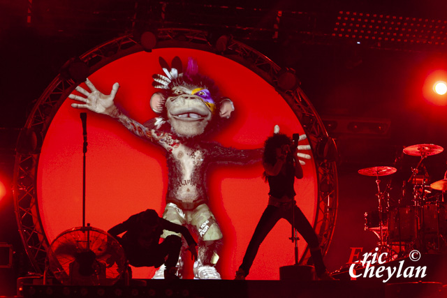 Shaka Ponk, La Fête de l'Humanité (Paris), 14 septembre 2012, © Eric Cheylan / https://lovinglive.fr