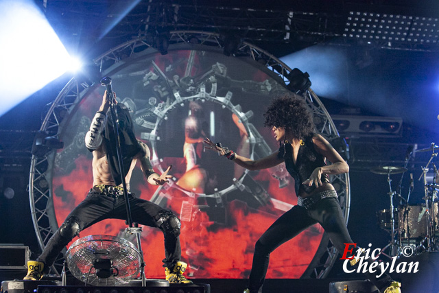 Shaka Ponk, La Fête de l'Humanité (Paris), 14 septembre 2012, © Eric Cheylan / https://lovinglive.fr