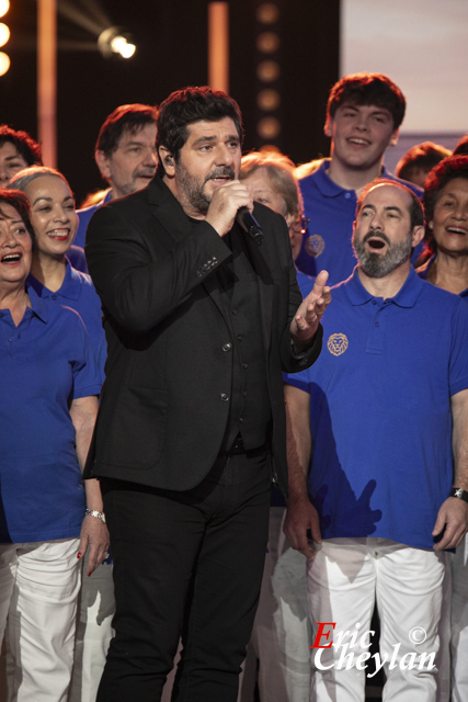 Patrick Fiori, Chorale Lions International, Téléthon, Studio du Lendit, France TV (Paris), 6 décembre 2025, © Eric Cheylan / https://lovinglive.fr
