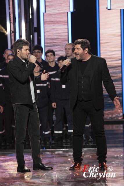 Patrick Fiori, Chorale Lions International, Téléthon, Studio du Lendit, France TV (Paris), 6 décembre 2025, © Eric Cheylan / https://lovinglive.fr
