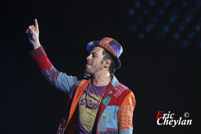 Christophe Maé, Accor Arena (Paris), 21 octobre 2010, © Eric Cheylan / https://lovinglive.fr