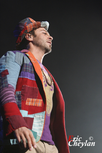 Christophe Maé, Accor Arena (Paris), 21 octobre 2010, © Eric Cheylan / https://lovinglive.fr