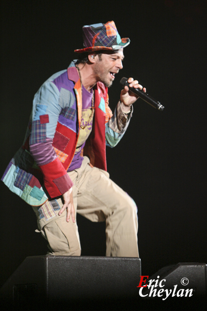 Christophe Maé, Accor Arena (Paris), 21 octobre 2010, © Eric Cheylan / https://lovinglive.fr