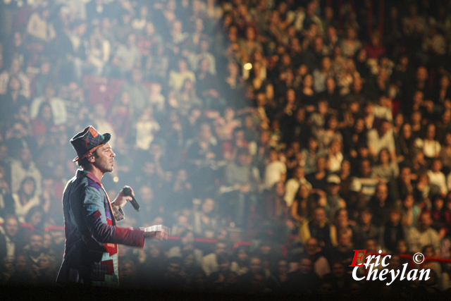 Christophe Maé, Accor Arena (Paris), 21 octobre 2010, © Eric Cheylan / https://lovinglive.fr