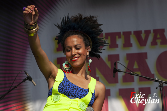 La Yegros, FNAC Live, Place de l'Hôtel de Ville (Paris), 19 juillet 2013, © Eric Cheylan / https://lovinglive.fr