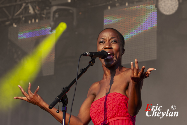 Rokia Traoré, FNAC Live, Place de l'Hôtel de Ville (Paris), 20 juillet 2013, © Eric Cheylan / https://lovinglive.fr