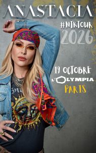 Anastacia vous donne rendez-vous à L&rsquo;Olympia, Paris, le 19/10/2026.